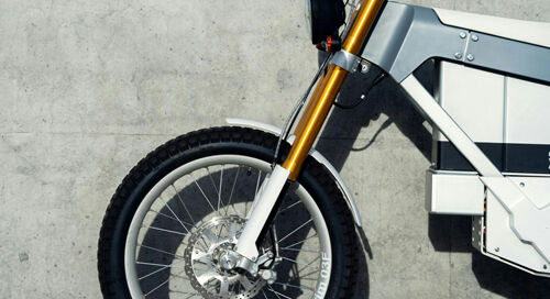 An image of an e-bike battery on a webpage that discusses flame detection.